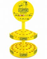 Clipper Large Lighter 2 Tier Rotating Display Stand 96 Slot Holder EMPTY