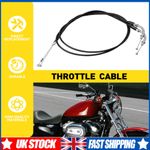 2X 110CM Motorcycle Throttle Cable Line Wire For Harley Sportster XL 1200 883