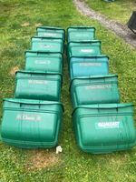 Qualcast Classic Petrol 35s Grass Catcher Collection Box Plastic Green