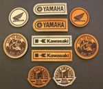 Custom Design Leather Sew on Patch (motorcycle/car/clothing)