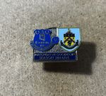 EVERTON v BURNLEY ENAMEL FOOTBALL BADGE