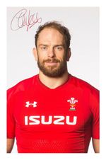 Alun Wyn Jones Signed A4 Autograph Photo Print Wales Rugby