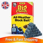 30 Blocks STV Big Cheese All-Weather Poison Bait Rat Mouse Mice Rodent Killer