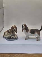 Dog Bassett hound Country Artists Hushed Puppy 02833 & Leonardo Basset Hound