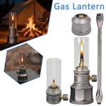 Gas Lantern Lamp Compact Functional Gas Lantern Lamp Lightweight Outdoor Camping