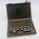 Vintage Imperial Grade 2 Gauge Block Slip Gauge Set Wooden Case Incomplete