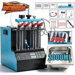 Fuel Injector Cleaner Tester Ultrasonic Heating Cleaner Machine 2000ML CleanTank