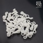 100 NOVA DELUXE For SWISH Curtain Hooks Runners White Curtain Track Rail Gliders