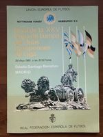 1980 European Cup Final Programme Nottingham Forest v SV Hamburg In Madrid