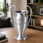 3D Printed Champions League Trophy | Silk Titanium | Replica Collectible |