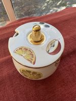 Vintage 1960’s Braunton Studio Ceramic Jam Pot With Lid Fruits Design IMMACULATE