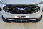 To Fit Ford Transit Custom 2024+ VanTrix Viper Front Splitter - 3pc - Gloss Blck