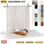 6PCS 12Pattern KIT Photo Backdrop Paper Photography Prop Table Studio Background