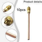Brass Maintenance Valve Set 10pcs for Air Conditioners and Refrigerators