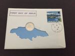 JAMAICA NUMIS LETTER 1969 FDC COIN COVER RARE!! 