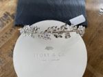 IVORY & Co  - UTOPIA SILVER CRYSTAL LEAFY BAND. Perfect, unworn with tags.