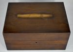 ANTIQUE WOODEN CIGAR STORAGE BOX