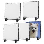 19x19cm SQUARE White SUBLIMATION Rock Slate Printable Photo Heat Press Gift SH25