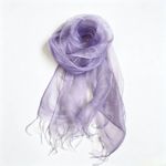 Transparent Scarf Lightweight Rectangular Scarf Airy for Daily Wear, Travel