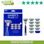 Harry's Plus Razor and 10 Blades Tide Set 100% ORIGINAL ⭐⭐⭐⭐⭐