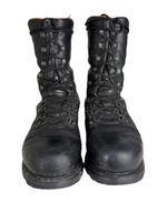 Austrian Army Surplus Lined Combat Military Para Assault Boots Leather High Leg