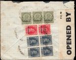 1941 Bahrain Airmail cover to Whitechurch England;censor tape