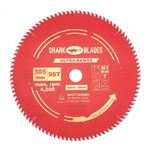 305mm Circular Saw Blade 96T x 30mm Bore – Fine Cut Teflon Coat by SHARK BLADES