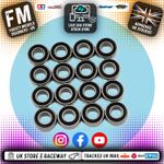 YEAH RACING - Bearings (16pcs) Tamiya Wild Willy 2 (WR02) Honda City Turbo - YBS