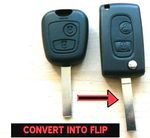 FOR CITROEN 2 BUTTON FLIP REMOTE KEY C1 C2 C3 C4 C5 XSARA PICASSO REPAIR KIT NG