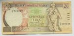 1989 Malta 20 Lira Banknote D/3 705949 Very Fine (B24) 