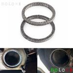 2Pcs Exhaust Gaskets For Harley Twin Cam Big Twin Sportster Dyna Softail Touring