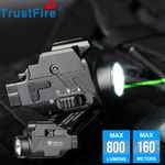 Trustfire 800 Lumen Laser LED Pistol Light Rechargeable Tactical LED Torch UK