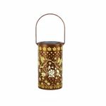 Hummingbird Projection Lantern IP65 Waterproof Hollow Metal Solar Lamp for Patio