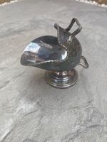 Vintage Silver Plated Decorative Scuttle with Engraved Pattern 4.5” x 5.5”