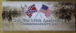 USA American Civil War 150th Anniversary Commemorative Coin Stamp Set Boxed COA