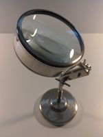 Unusual Articulated Arm 1950's Scientific Magnifying Stand
