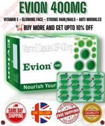 20 x Vitamin E Evion 400mg Capsules for Glowing face Strong Hair Nails UK SELLER