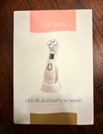 Lux Skin LED Rejuvenation Wand Light Therapy, Rechargeable Portable White