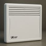 Electric Heater Wall Mounted Slim Convector Digital Timer 1Kw