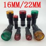 LED Red Flash Alarm Indicator Signal Warning Light Lamp with Buzzer 80dB AC/DC