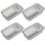 4 Pcs Loaf Tin for Ninja Dual Air Fryer Baking Trays Oven Non Stick Banana