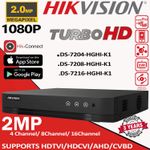 HIKVISION 2MP DVR 4 8 16 CH TURBO HD 1080P HDMI VGA CCTV DVR RECORDER UK HD