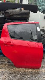 2011-2020 TOYOTA YARIS MK3 RED OS DRIVERSIDE RIGHT REAR DOOR SHELL 3P0