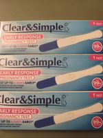 Clear& Simple Early Pregnancy Test Kit - Free UK Delivery 