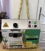 Sugarcane Juice Electric Press 3 Roller Press Machine Commercial Grade 220V #A1