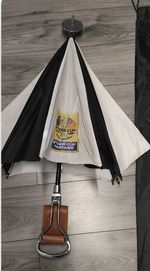 ⁠RARE 2001 Ryder Cup Sponsor Leather Seat Stick Umbrella 75th Anniversary⁠