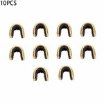 Securely Clamped Brass String Nock Points for Recurve Bows Small Medium 5 Sets