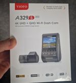 VIOFO A329S 2CH 4K 60FPS+2K 30FPS,HDR,Sony STARVIS 2 Sensor, Wi-Fi 6,GPS