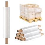 Clear Pallet Wrap Extended core Heavy Duty Stretch Film Cling Shrink Roll