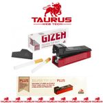 GIZEH New SILVER TIP BOY PLUS TUBE Filling Machine BULL BRAND Smoking UK